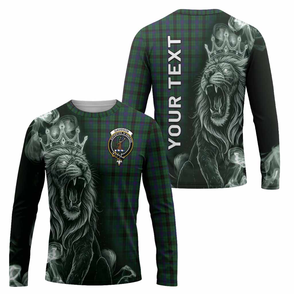 Davidson Tartan Long Sleeve T-Shirt Roaring Lion Heritage