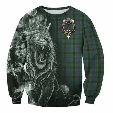 Davidson Tartan Sweatshirt Roaring Lion Heritage