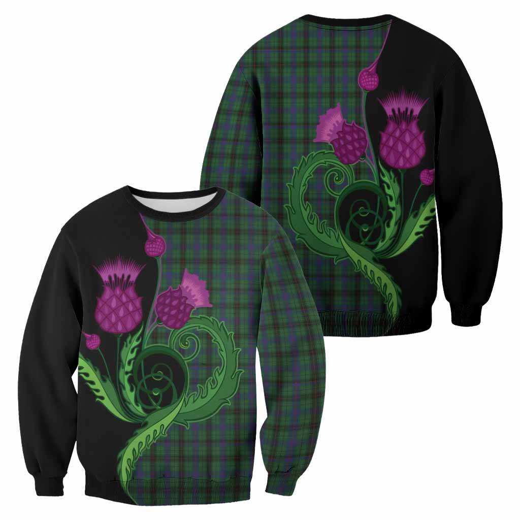 Davidson Tartan Sweatshirt Traditional Scottish Thistle