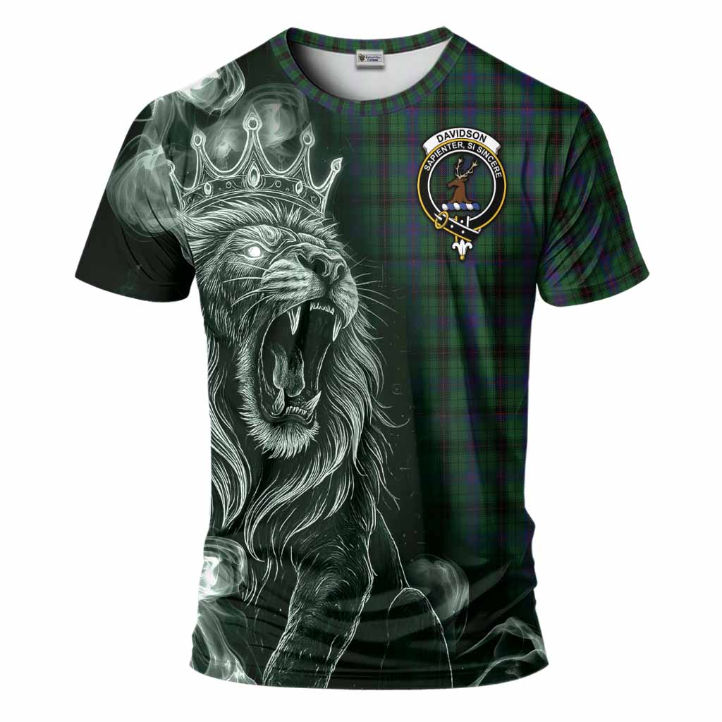 Davidson Tartan T-Shirt Roaring Lion Heritage