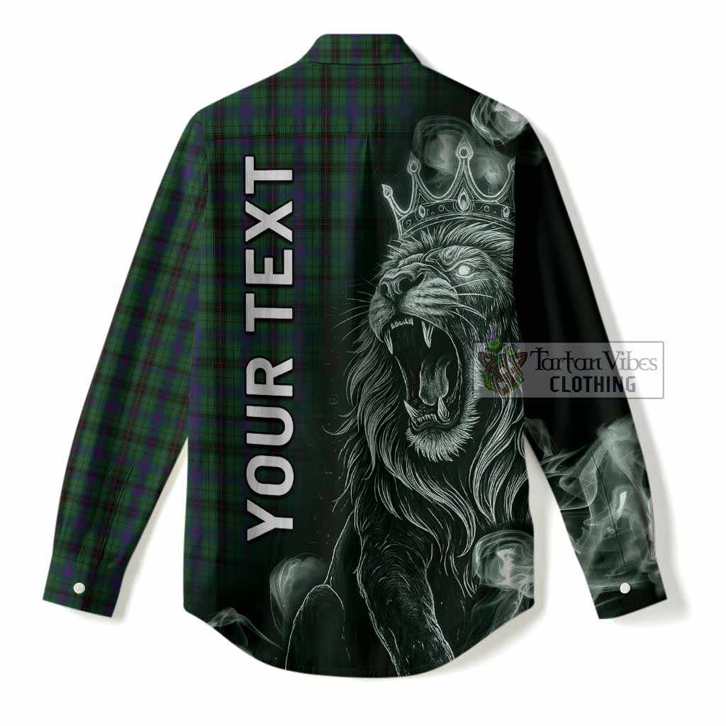 Davidson Tartan Women Casual Shirt Roaring Lion Heritage