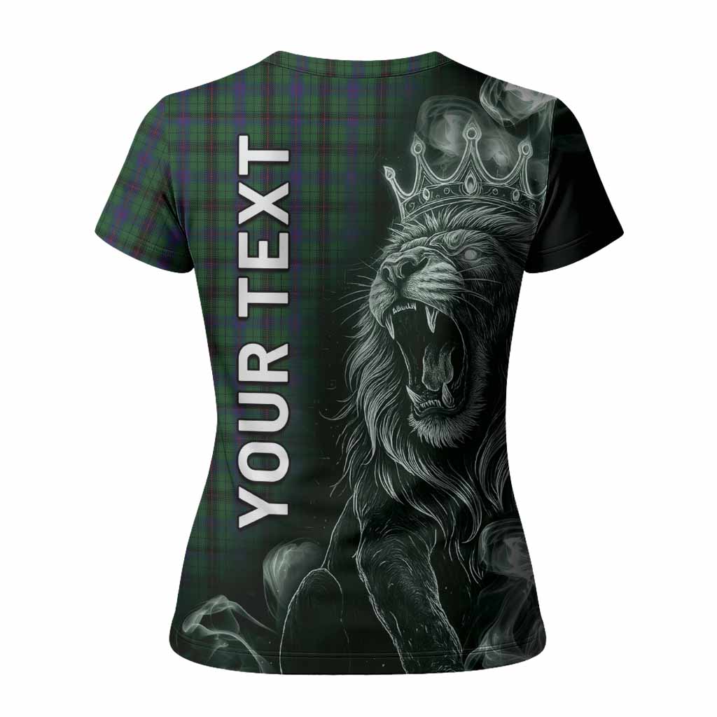 Davidson Tartan Women T shirt Roaring Lion Heritage