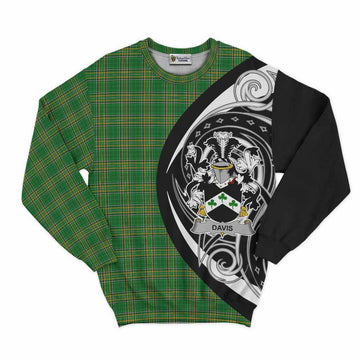 Davis Irish Clan Sweatshirt Celtic Circle Style Unisex - Tartan Vibes Clothing