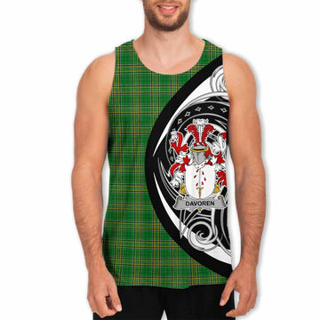 Davoren Irish Clan Men's Tank Top Celtic Circle Style
