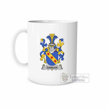 Dawson Irish Clan Coat of Arms Ceramic Mug