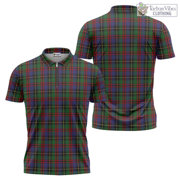 Deas Tartan Zipper Polo Shirt Unisex - Tartan Vibes Clothing
