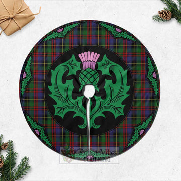 Deas Tartan Christmas Tree Skirt Scottish Thistle Style Casual Tree Skirts - Tartan Vibes Clothing
