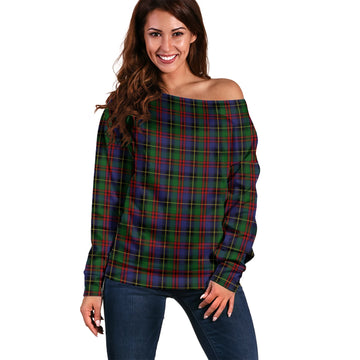 Deas Tartan Off Shoulder Women Sweater Women - Tartan Vibes Clothing