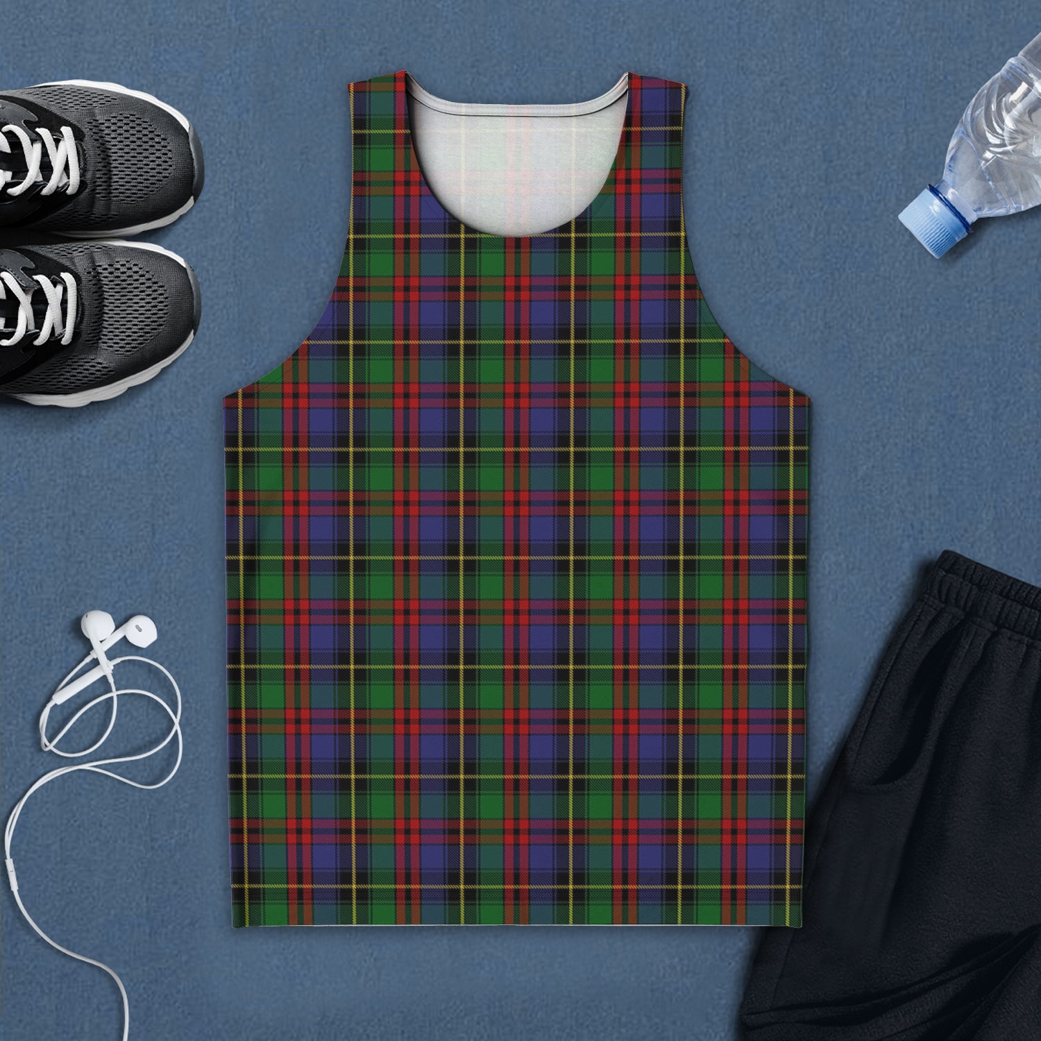 Deas Tartan Mens Tank Top 5XL - Tartan Vibes Clothing