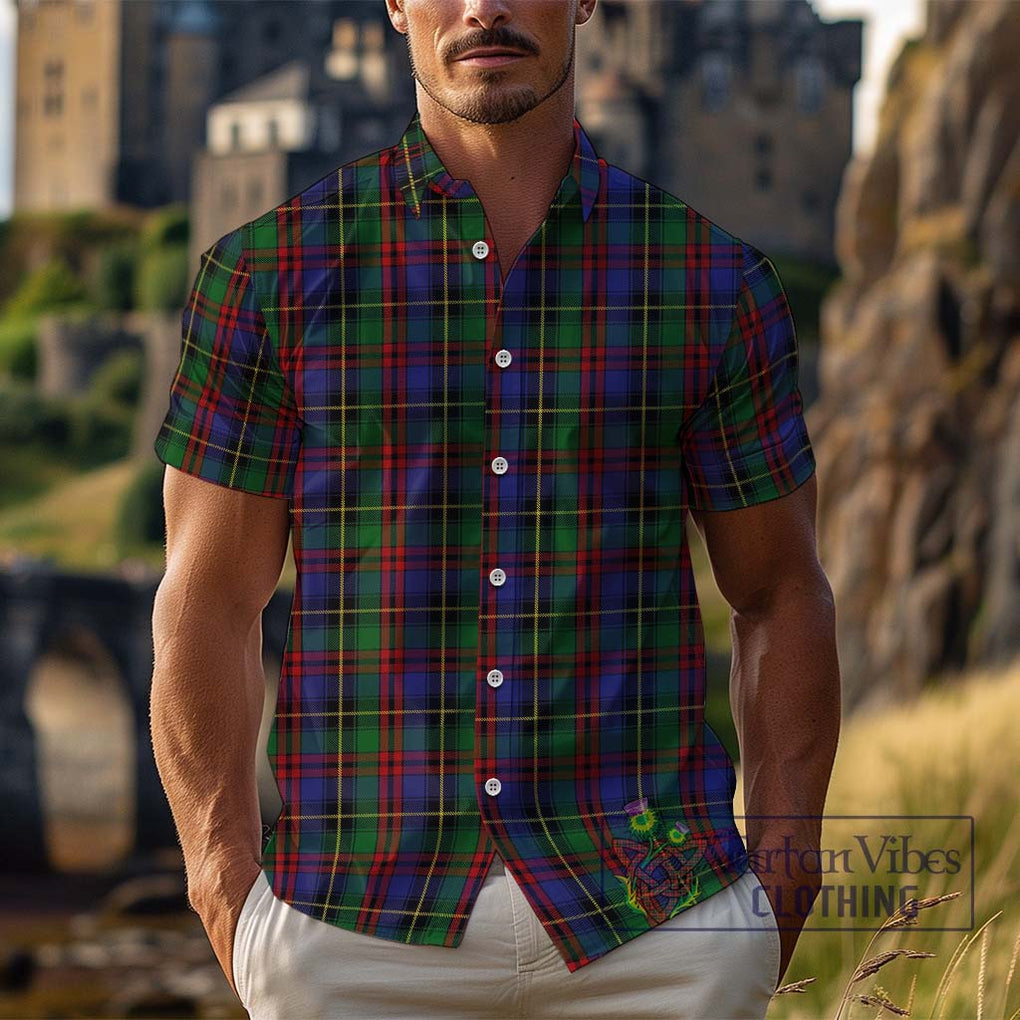 Deas Tartan Cotton Hawaiian Shirt Kid - Tartan Vibes Clothing