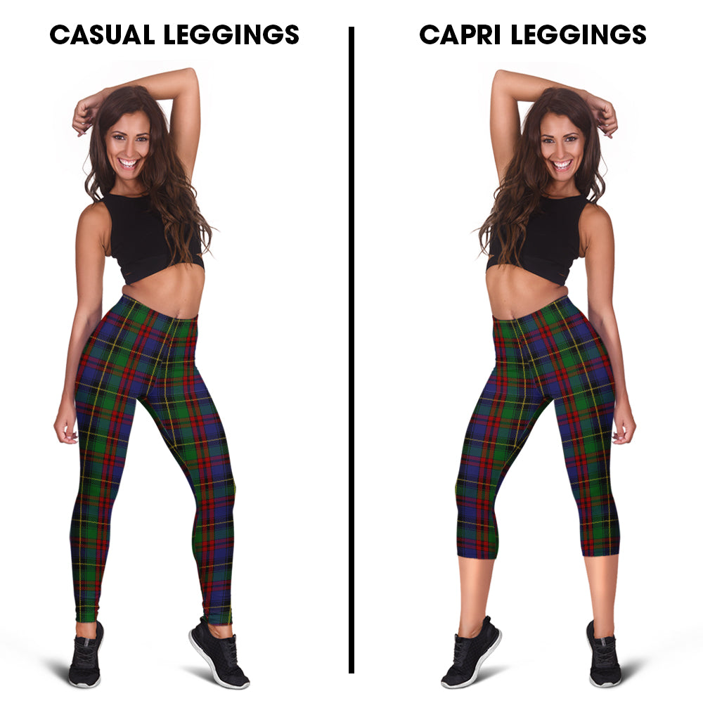 Deas Tartan Womens Leggings Capri Leggings - Tartan Vibes Clothing