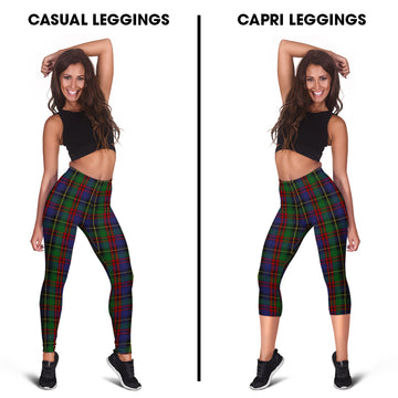 Deas Tartan Womens Leggings Capri Leggings - Tartan Vibes Clothing