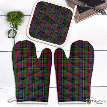 Deas Tartan Combo Oven Mitt & Pot-Holder Combo 2 Oven Mitt & 1 Pot-Holder Black - Tartan Vibes Clothing