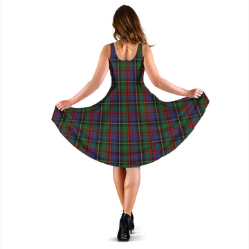 Deas Tartan Sleeveless Midi Womens Dress - Tartan Vibes Clothing