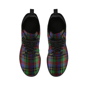 Deas Tartan Leather Boots - Tartan Vibes Clothing