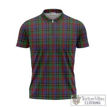 Deas Tartan Zipper Polo Shirt - Tartan Vibes Clothing