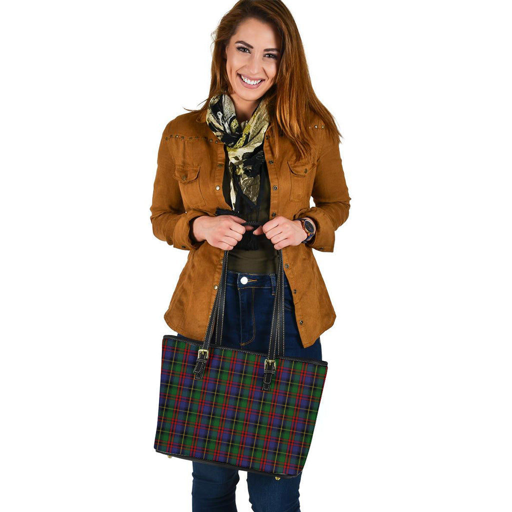 Deas Tartan Leather Tote Bag - Tartan Vibes Clothing