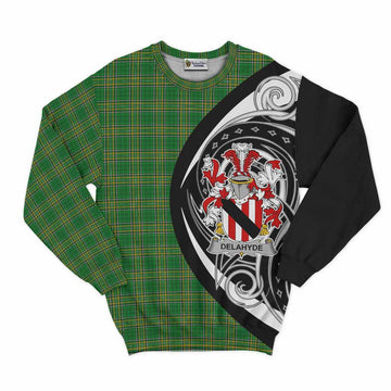 Delahyde Irish Clan Sweatshirt Celtic Circle Style Unisex - Tartan Vibes Clothing