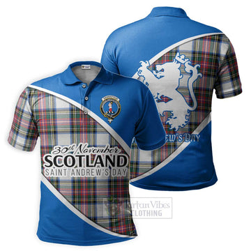 Dennistoun Family Crest Tartan Polo Shirt Celebrate Saint Andrew's Day in Style Kid - Tartan Vibes Clothing