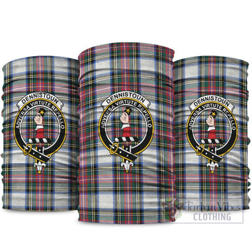 Dennistoun Tartan Neck Gaiters, Tartan Bandanas, Tartan Head Band with Family Crest package One Size - Tartan Vibes Clothing