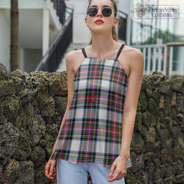 Dennistoun Tartan Loose Halter Neck Camisole Women - Tartan Vibes Clothing