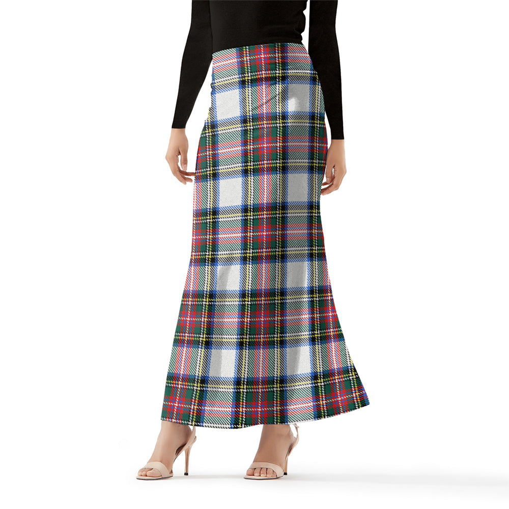 Dennistoun Tartan Womens Full Length Skirt Female - Tartan Vibes Clothing