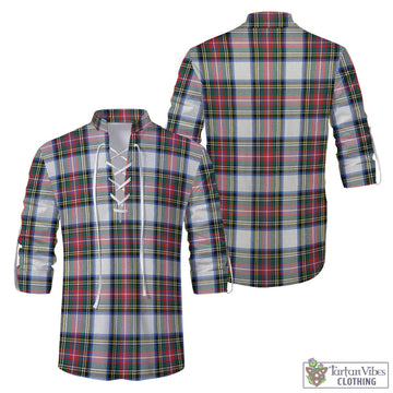Dennistoun Tartan Men's Scottish Traditional Jacobite Ghillie Kilt Shirt Men - Tartan Vibes Clothing