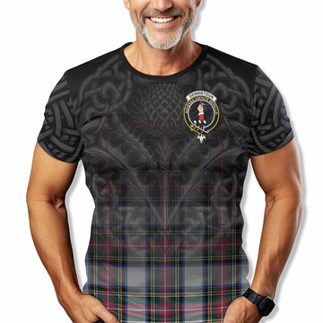 Dennistoun Tartan T-Shirt with Family Crest Celtic Thistle Vibes Kid's Shirt - Tartan Vibes Clothing