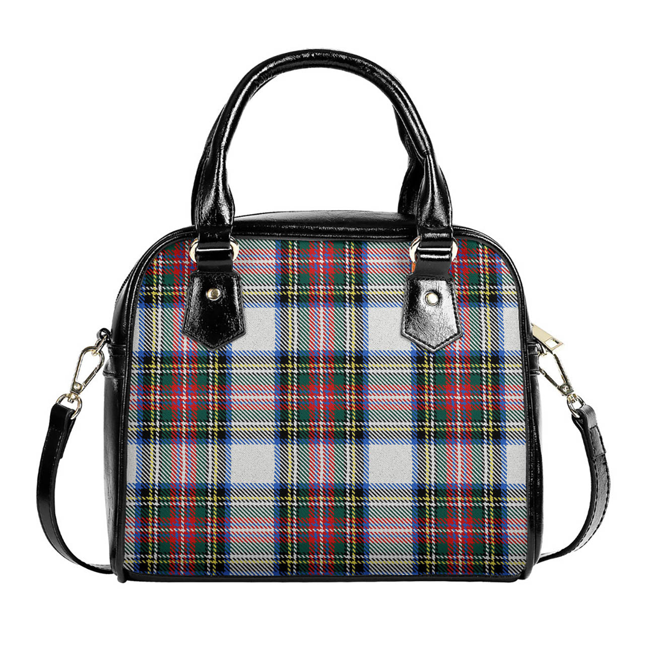 Dennistoun Tartan Shoulder Handbags One Size 9*21*24 cm (3.54*8.27*9.45 inches) - Tartan Vibes Clothing