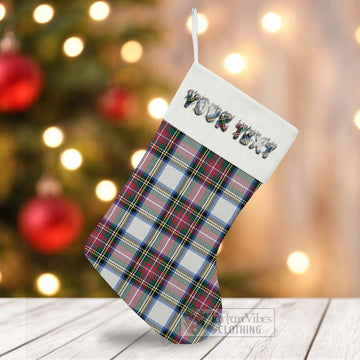 Dennistoun Tartan Christmas Stocking with Personalized Text - Tartan Vibes Clothing