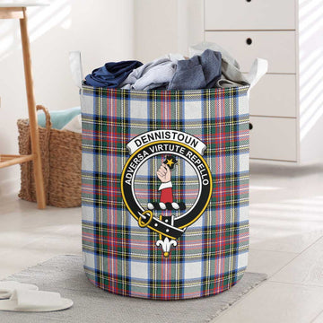 Dennistoun Tartan Laundry Basket with Family Crest One Size - Tartan Vibes Clothing