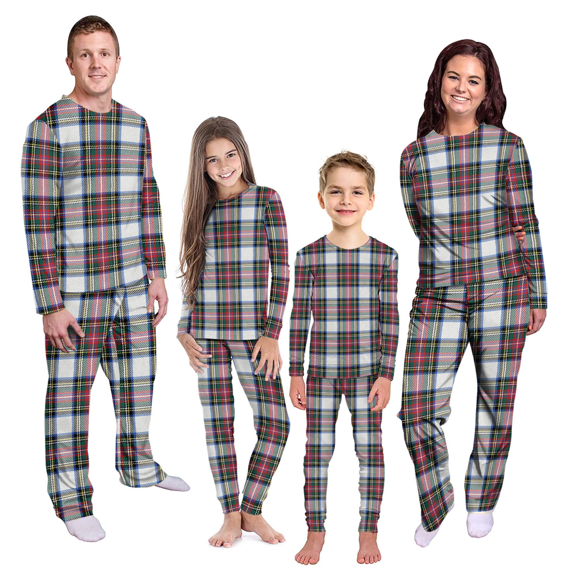 Dennistoun Tartan Pajamas Family Set Kid - Tartan Vibes Clothing