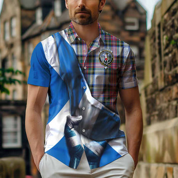 Dennistoun Tartan Hawaiian Shirt with Family Crest Scotland Patriotic Style Kid - Tartan Vibes Clothing