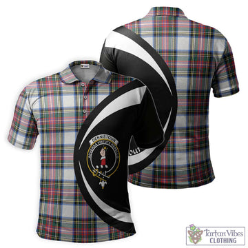 Dennistoun Tartan Men's Polo Shirt with Family Crest Circle Style Kid - Tartan Vibes Clothing