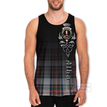 Dennistoun Tartan Men's Tank Top Featuring Alba Gu Brath Family Crest Celtic Inspired Men - Tartan Vibes Clothing