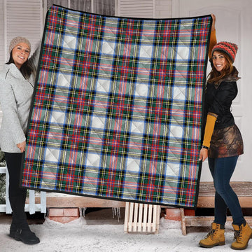 Dennistoun Tartan Quilt Super King Quilt 91" x 110" - Tartan Vibes Clothing