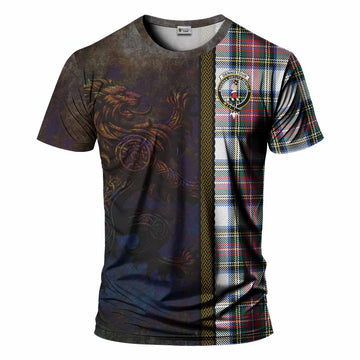 Dennistoun Tartan Family Crest T-Shirt Alba Gu Brath Be Brave Lion Ancient Style Kid's Shirt - Tartan Vibes Clothing