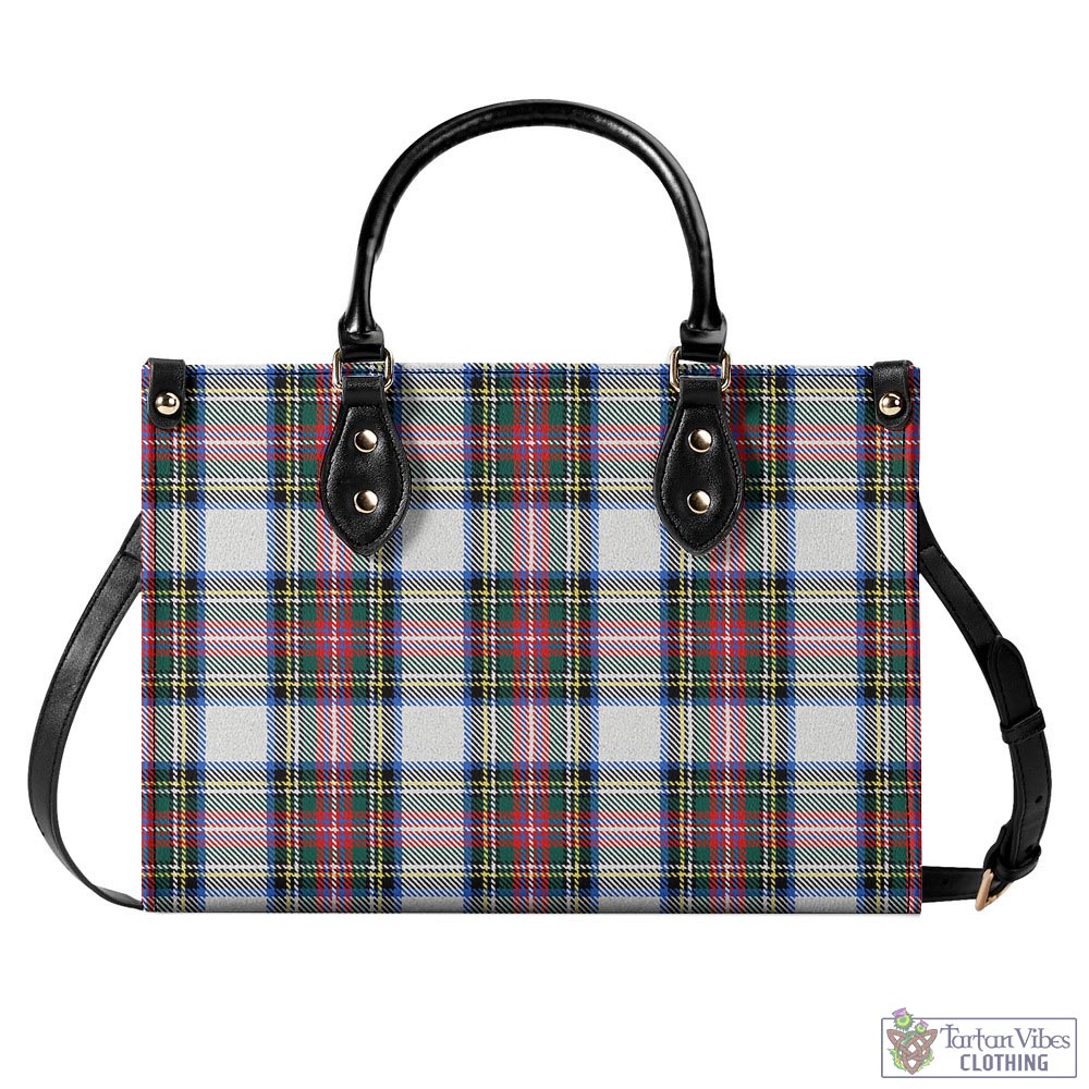 Dennistoun Tartan Luxury Leather Handbags L - Tartan Vibes Clothing