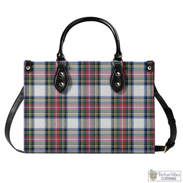 Dennistoun Tartan Luxury Leather Handbags L - Tartan Vibes Clothing