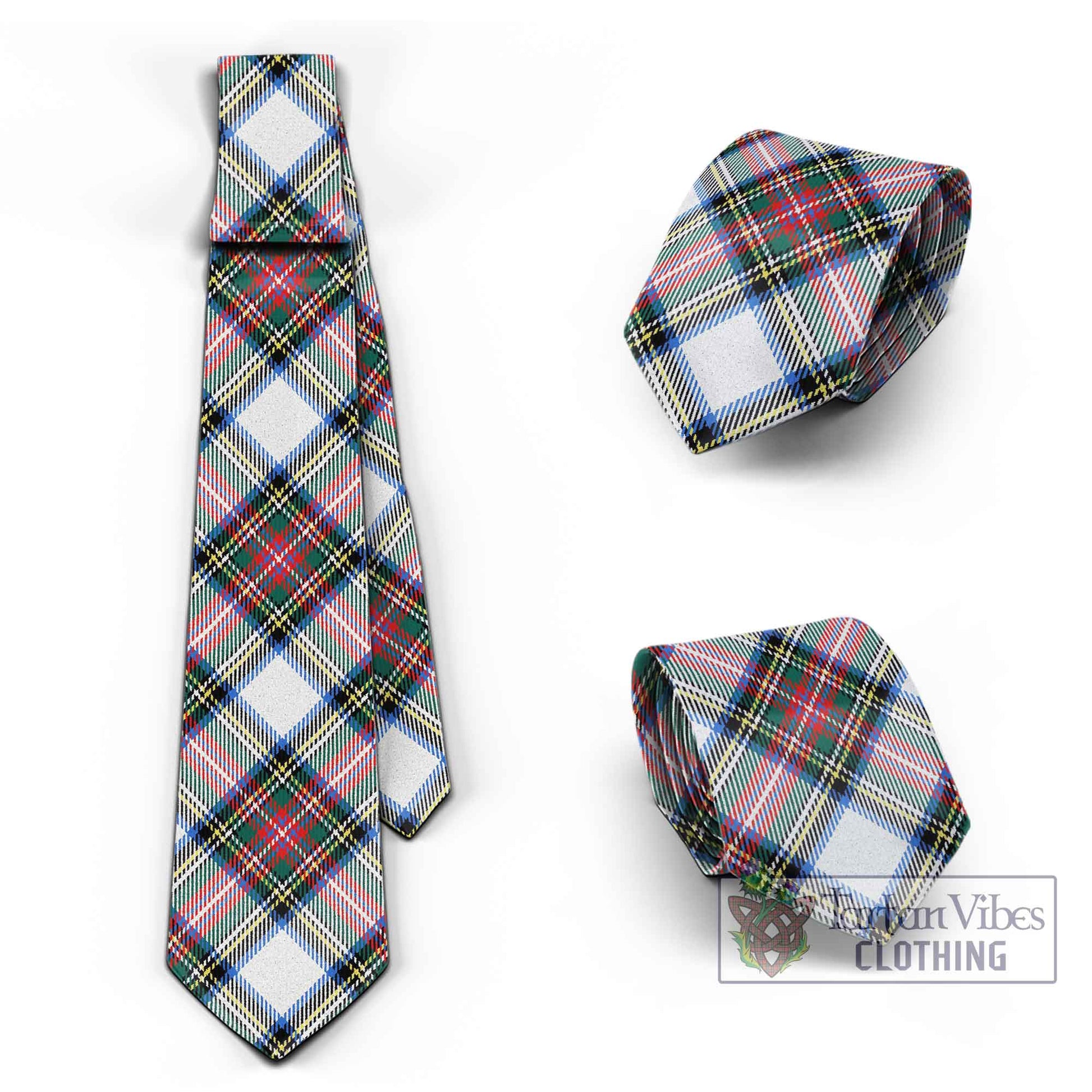 Dennistoun Tartan Classic Necktie Cross Style Necktie One Size - Tartan Vibes Clothing