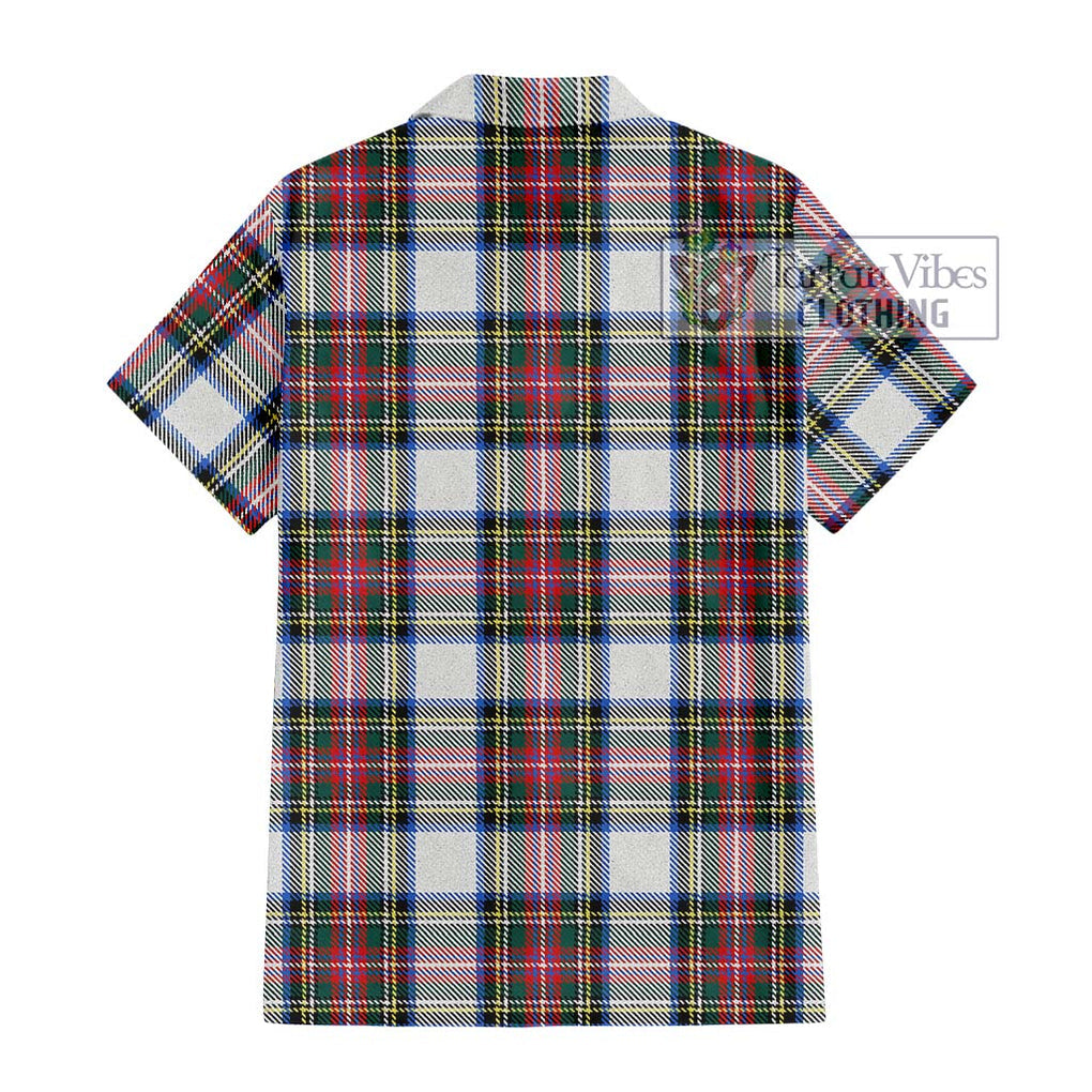 Dennistoun Tartan Hawaiian Shirt with Family Crest DNA In Me Style - Tartan Vibes Clothing