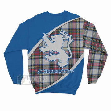 Dennistoun Family Crest Tartan Sweatshirt Celebrate Saint Andrew's Day in Style - Tartan Vibes Clothing