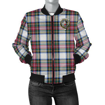 Dennistoun Tartan Bomber Jacket with Family Crest - Tartan Vibes Clothing
