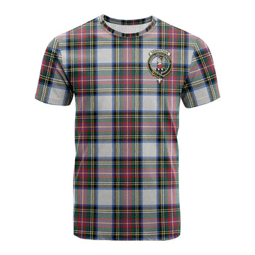 Dennistoun Tartan T-Shirt with Family Crest - Tartan Vibes Clothing