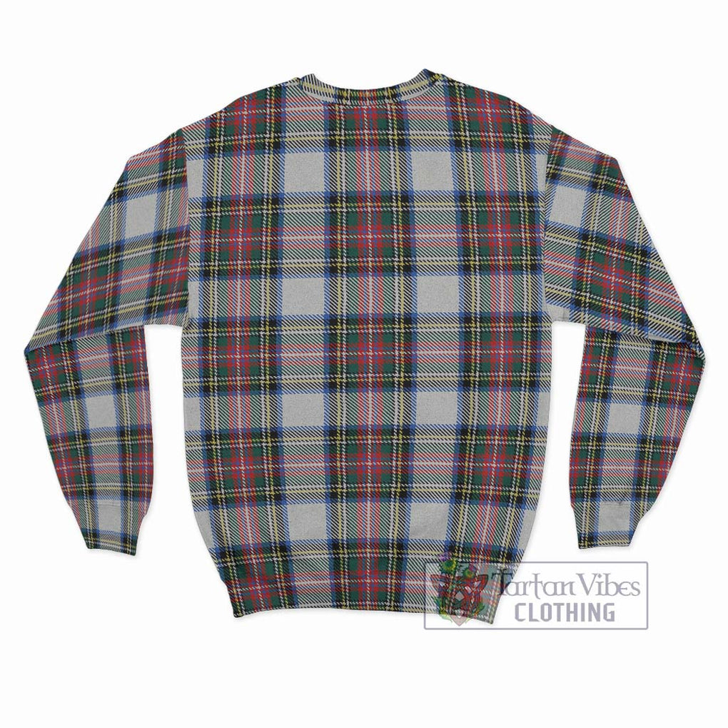 Dennistoun Tartan Sweatshirt with Family Crest DNA In Me Style - Tartan Vibes Clothing