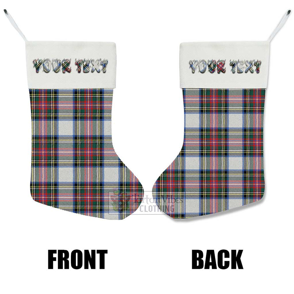 Dennistoun Tartan Christmas Stocking with Personalized Text - Tartan Vibes Clothing