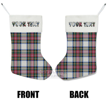 Dennistoun Tartan Christmas Stocking with Personalized Text - Tartan Vibes Clothing
