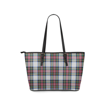 Dennistoun Tartan Leather Tote Bag - Tartan Vibes Clothing