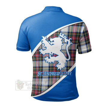 Dennistoun Family Crest Tartan Polo Shirt Celebrate Saint Andrew's Day in Style - Tartan Vibes Clothing