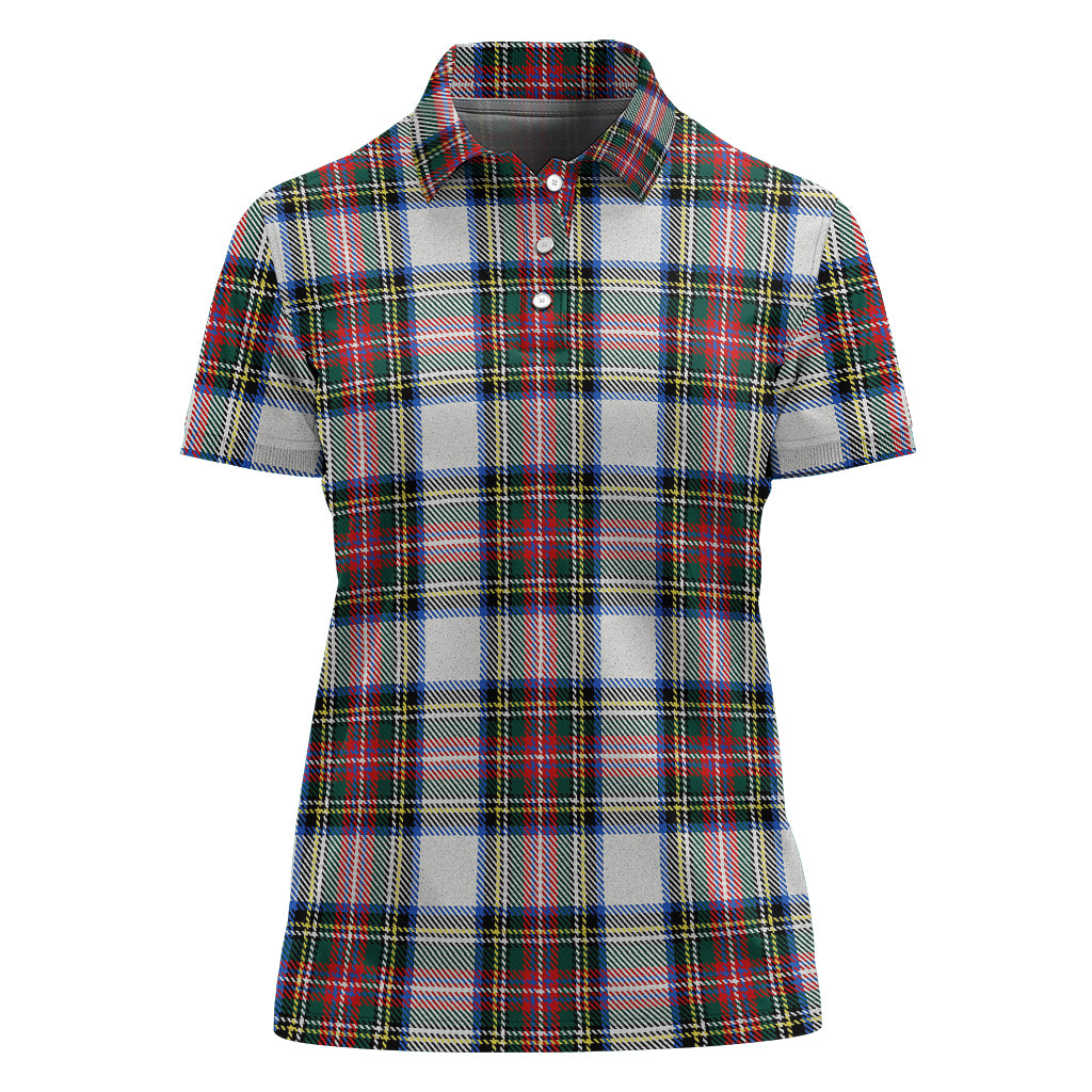 Dennistoun Tartan Polo Shirt For Women - Tartan Vibes Clothing